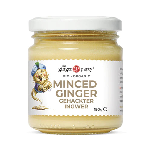 Organic Minced Ginger - 190g - The Ginger Party
