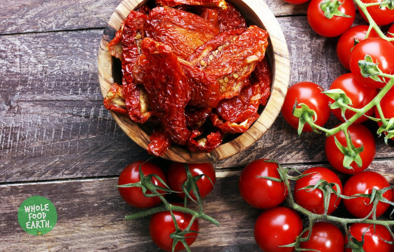 Wholefood Earth: Dried Tomato Halves | GMO Free | Natural | Vegan | Dairy Free | No Added Sugar - Wholefood Earth® - 5056351408243