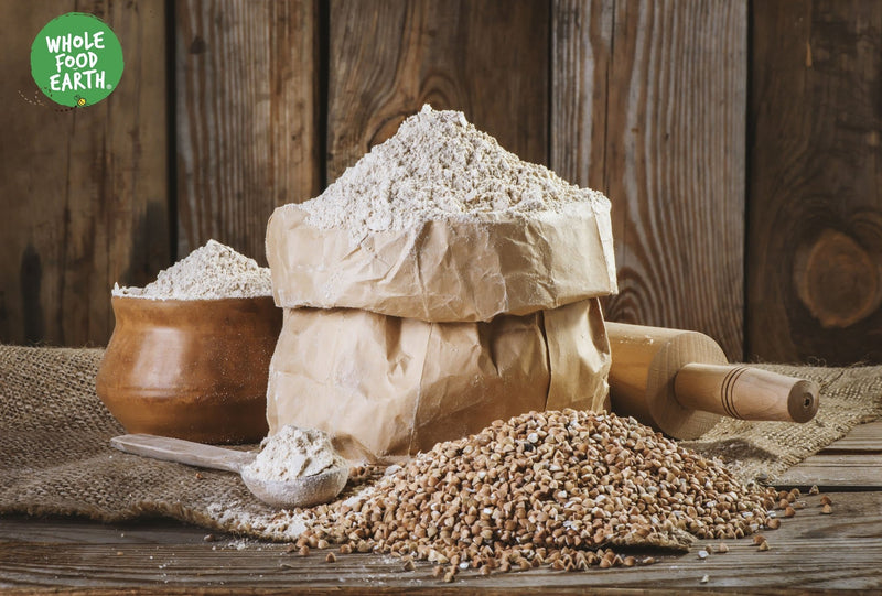 Wholefood Earth: Organic Buckwheat Flour | Raw | GMO Free - Wholefood Earth®