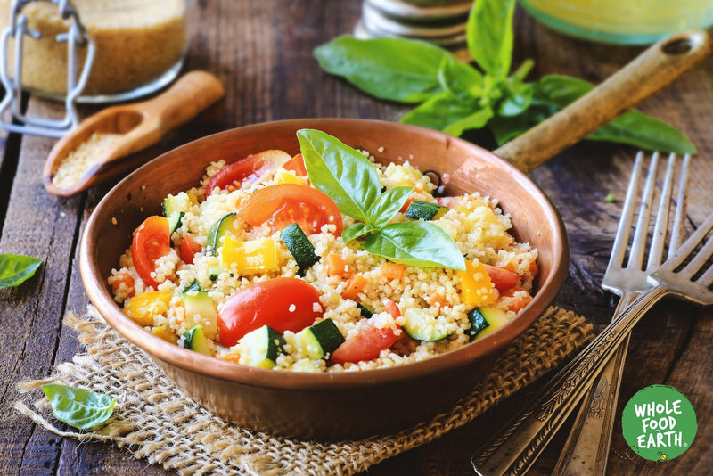 Wholefood Earth: Organic Couscous Spelt | Raw | GMO Free | Vegan | No additives - Wholefood Earth®