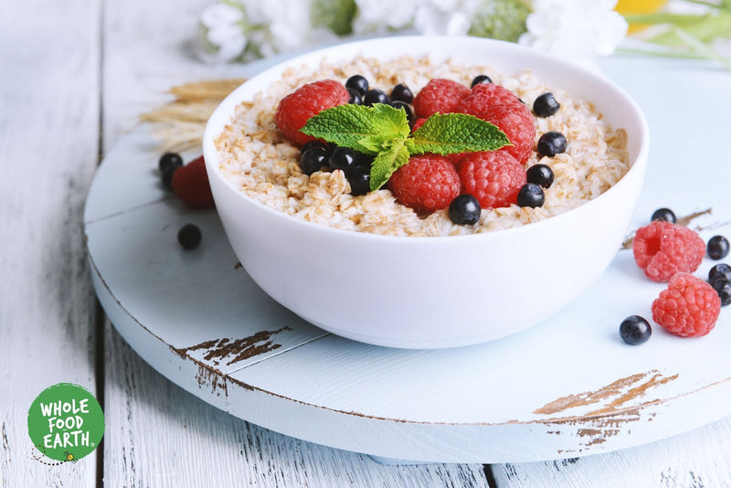 Wholefood Earth: Organic Gluten Free Porridge Oats | Gluten Free | GMO Free - Wholefood Earth®