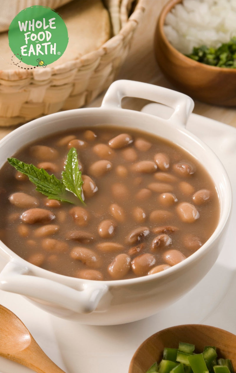 Wholefood Earth: Pinto Beans | GMO Free | Natural | Vegan | Dairy Free | No Added Sugar - Wholefood Earth® - 5056351407581