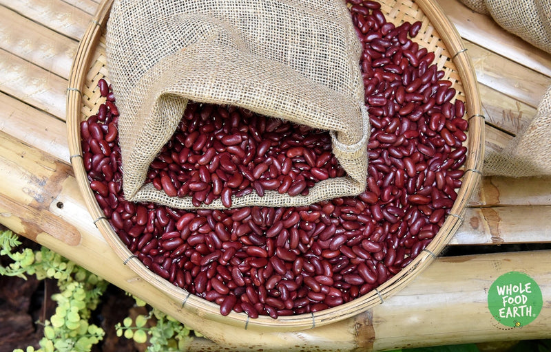 Wholefood Earth: Polished Red Kidney Beans | GMO Free | Natural | Vegan | Dairy Free | No Added Sugar - Wholefood Earth® - 5056351407628