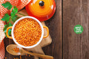 Wholefood Earth: Red Split Lentils | GMO Free | Natural | Vegan | Dairy Free | No Added Sugar - Wholefood Earth® - 5056351403361