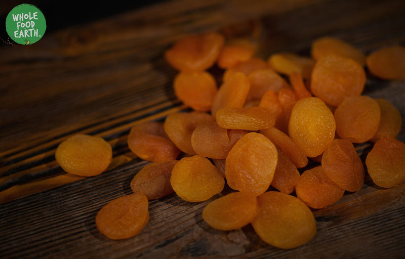 Wholefood Earth: Whole Apricots (Large) | GMO Free | Vegan | Dairy Free | No Added Sugar - Wholefood Earth® - 5056351400100