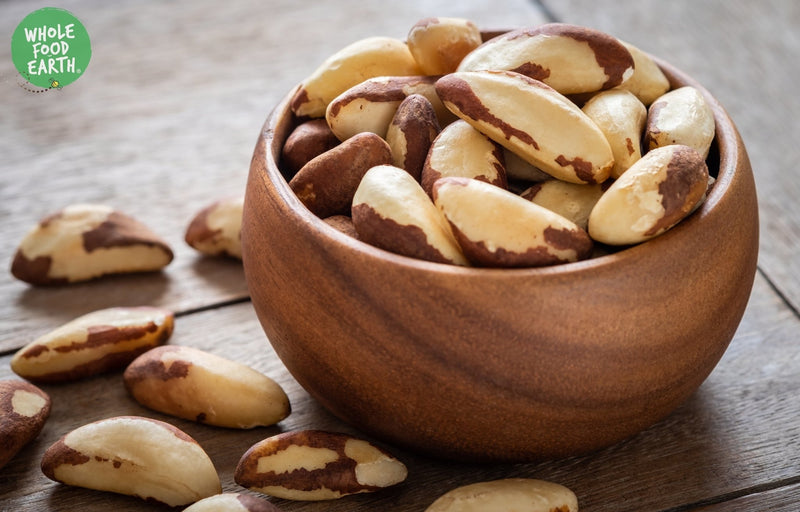 Wholefood Earth: Whole Brazil Nuts | GMO Free | Natural | Vegan | Dairy Free | No Added Sugar - Wholefood Earth® - 5056351405655